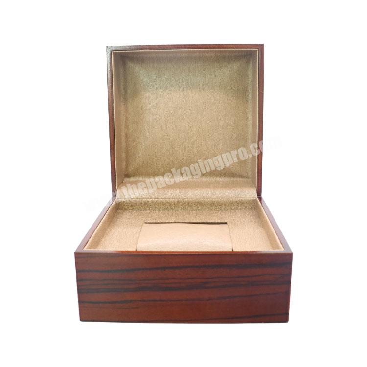OEM luxury watch box packaging wood watch set box watch packing box supplier