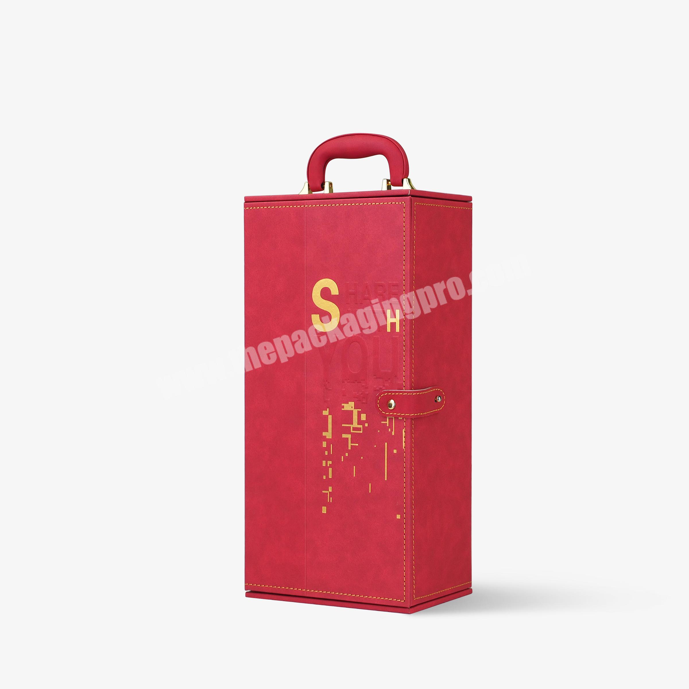 OEM wine accessories gift box wine box e-commerce customized wine box foe sale