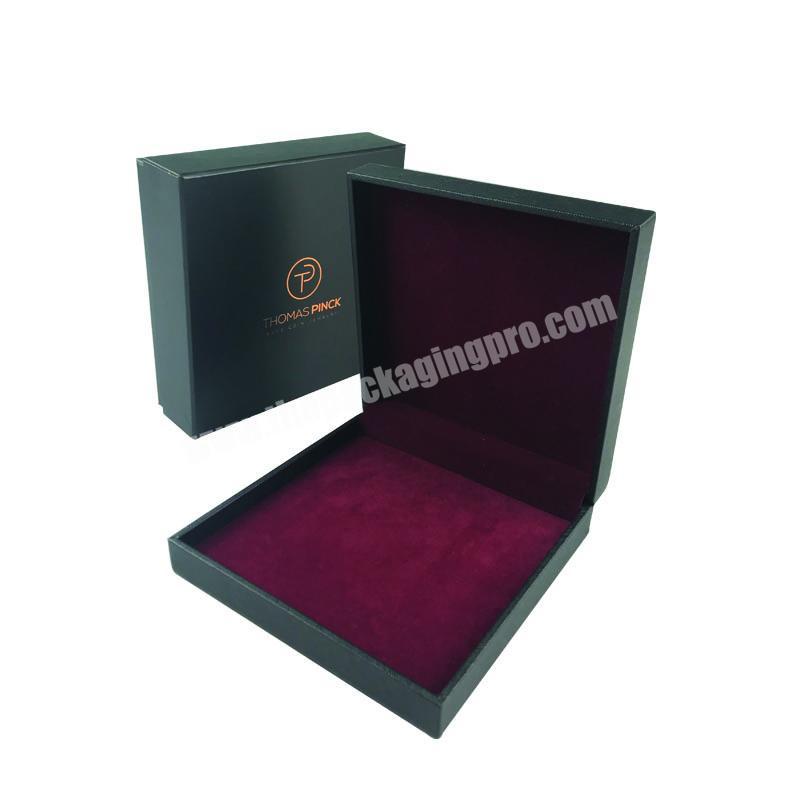 Packaging Box Jewellery Box Packaging Custom Logo Printed Jewelry PU Leather Coated Paper Packing Box
