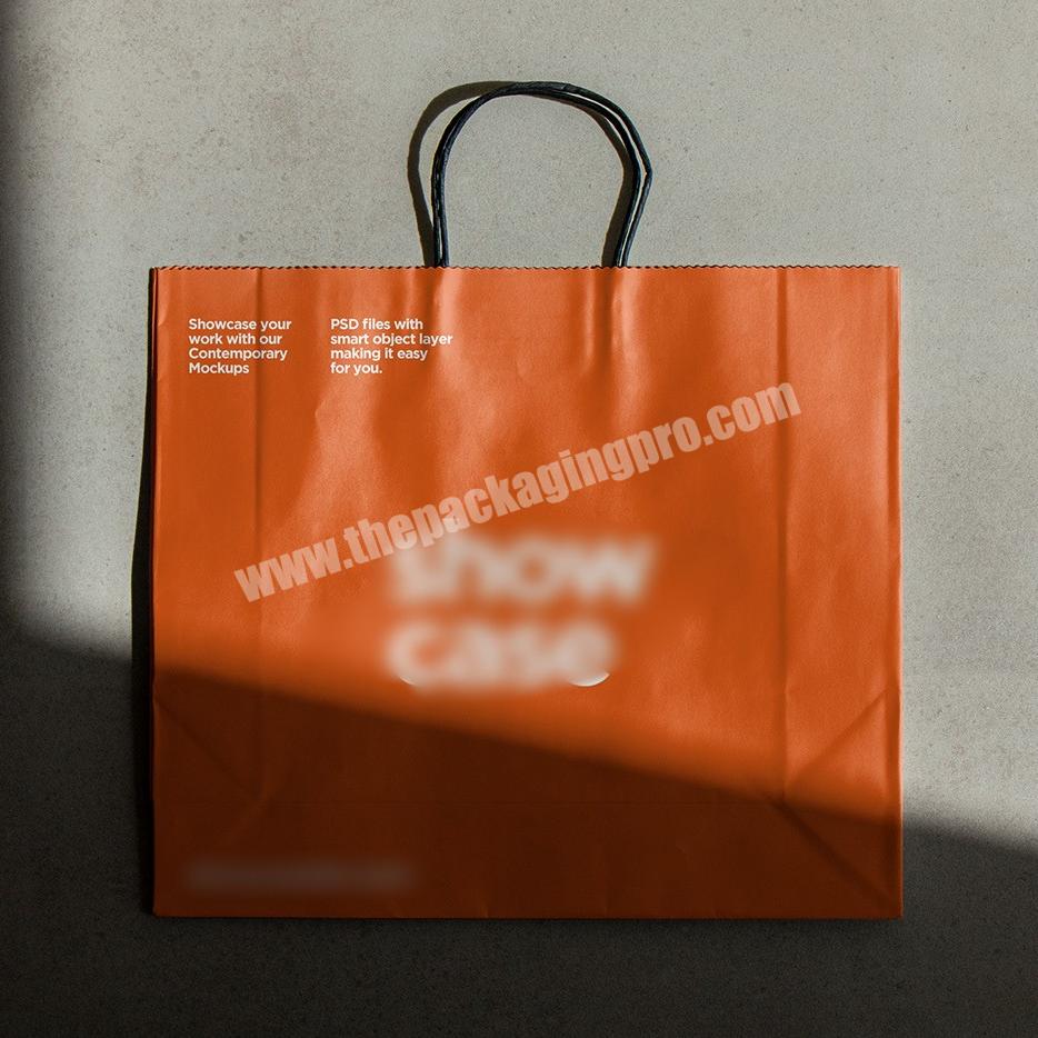 Personalized Eco-Friendly Waterproof Paper Bag White Cardboard Shopping Bag For Small Business