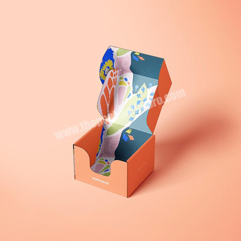 Pink Packing Boxes Cardboard Recyclable Corrugated Marble Mailers Printing Custom Size Logo Shipping Box