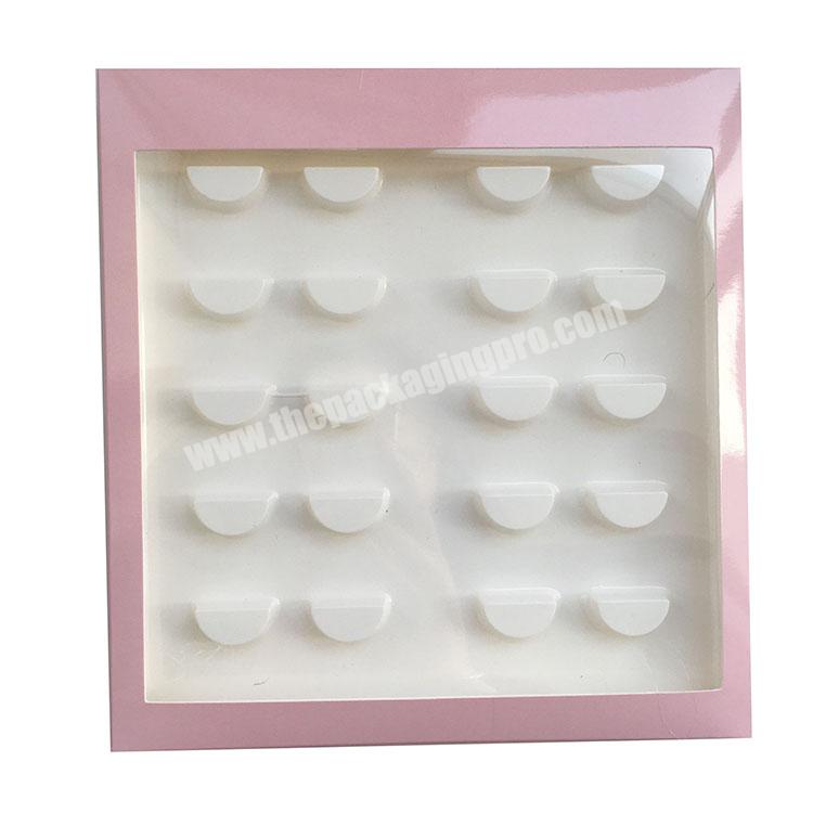 Pink packaging  for lashes lash kit box extension cheap box package