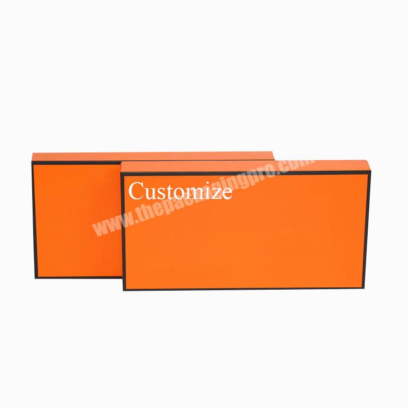 Professional custom gift packaging fancy paper lid and base box Mobile  phone packing box