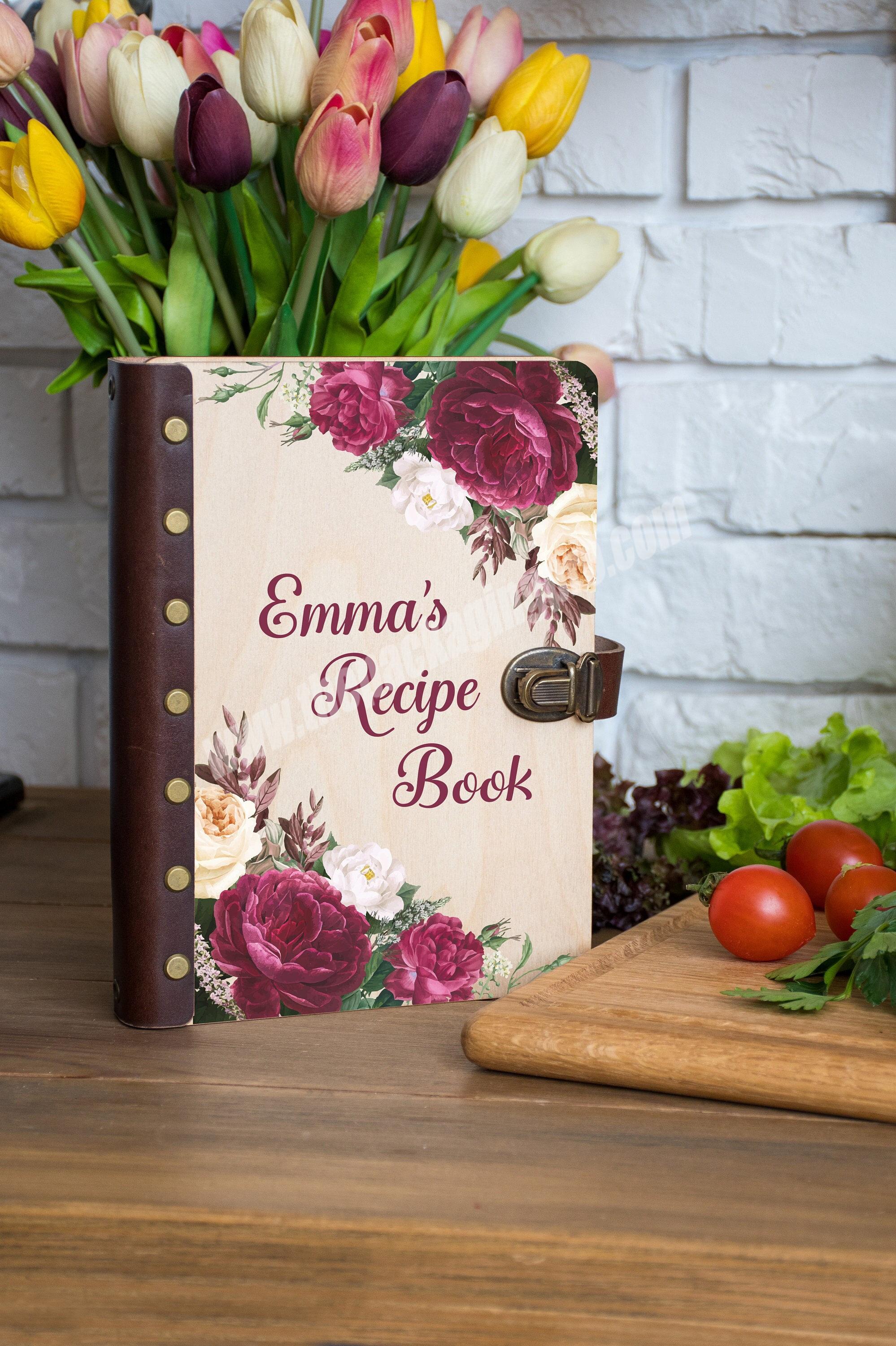Recipe Book Custom, Personalized Cook Book, Bridal Shower Gift