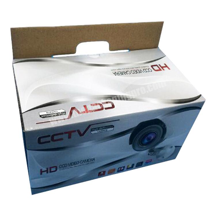 Recyclable Hard Car Video Recorder Camera Consumer Electronics Corrugated Paper Packaging Boxes Custom