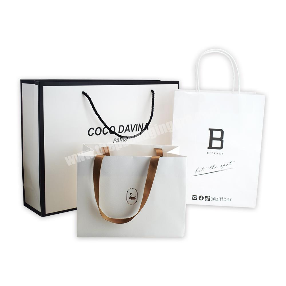 Recyclable Kraft Paper Bag Custom Kraft Paper Bag For Clothing Shoes Grocery