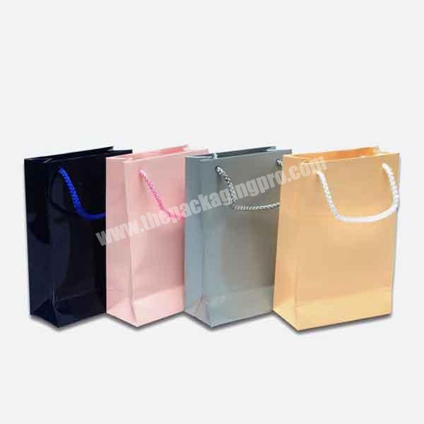 Recycled eco-friendly white black brown kraft boutique shopping paper bags with your own logo