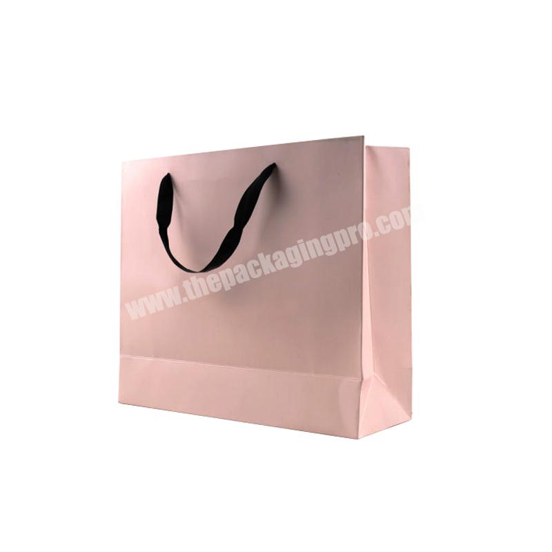 Retail High Quality Shopping Bag Package Custom Logo Paper Bag For Clothing Hoodies