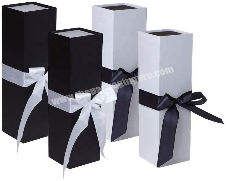 Ribbon-Tie Wine & Bottle Presentation Gift Boxes