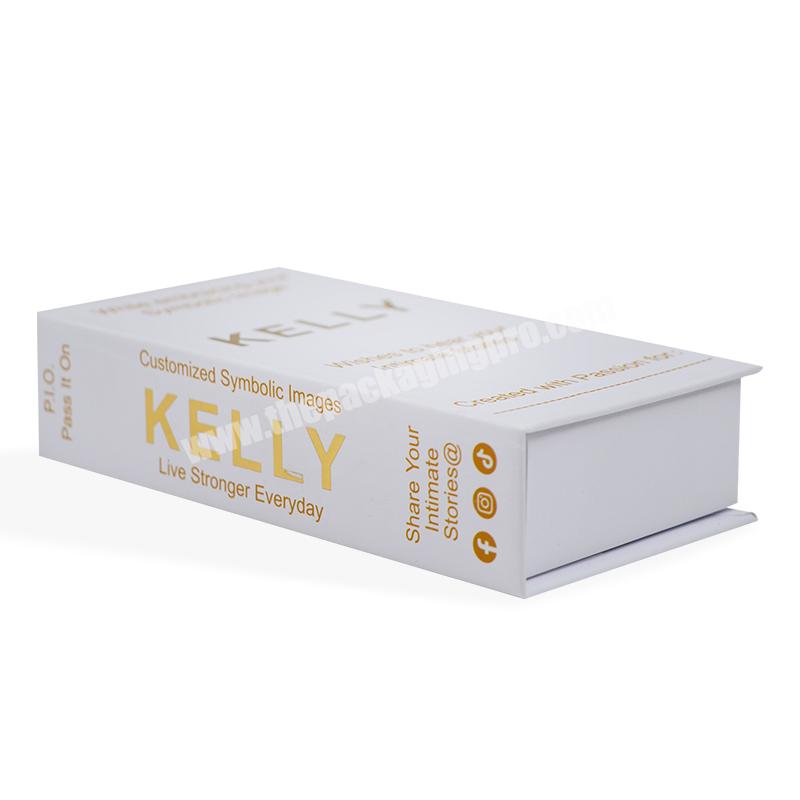 SENCAI High-End Luxury Custom Logo Printed Book Shape Paper Magnetic Paperboard Jewelry Box