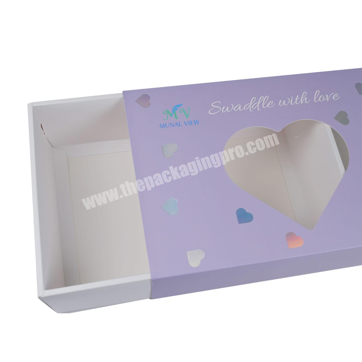 SENCAI High Quality Customized Logo Printed Beautiful Art Paper Box Drawer Box Packaging Gift Box
