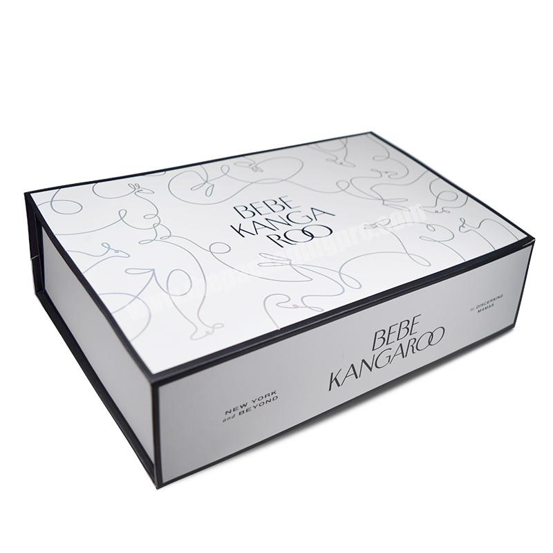 SENCAI High Quality Customized Logo Printed Luxury Foldable Cardboard Magnetic Packaging Box Gift Box