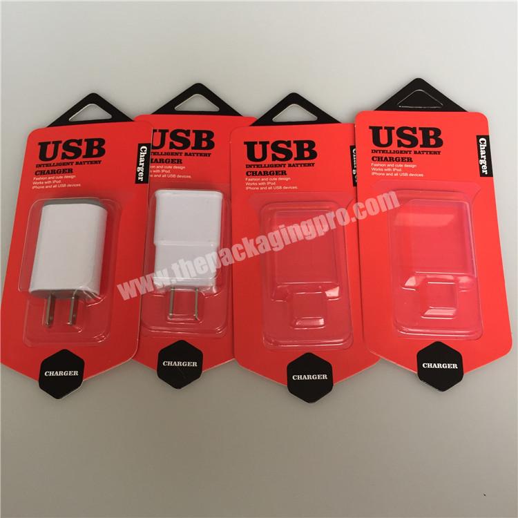 Samsung Cell Phone USB Charger Blister Card Packaging Box