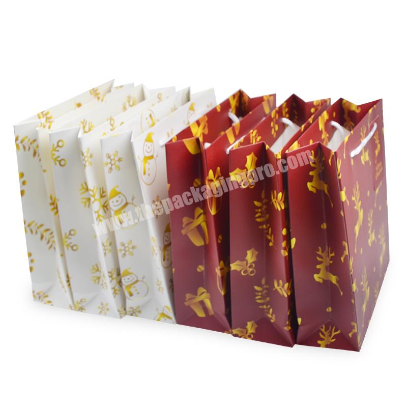 Sencai Wholesale Custom Art Paper Christmas Gift Paper Bag