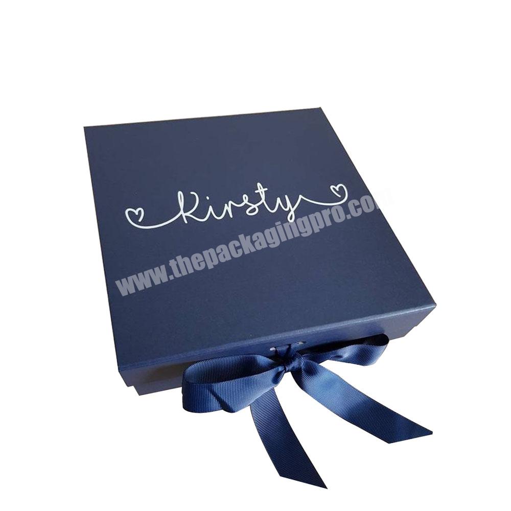 Custom Light Blue Magnetic Hair Packaging Boxes
