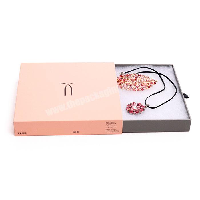 Shenzhen Factory Luxury custom logo print lovely mini drawer ring box jewelry with velvet insert for packing gift