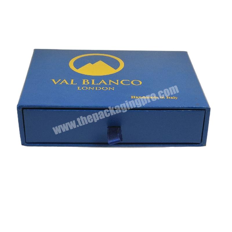 Specially printed Packing Boxes Custom Logo Cardboard Slide Drawer Necklace Bracelet high end Jewelry Box