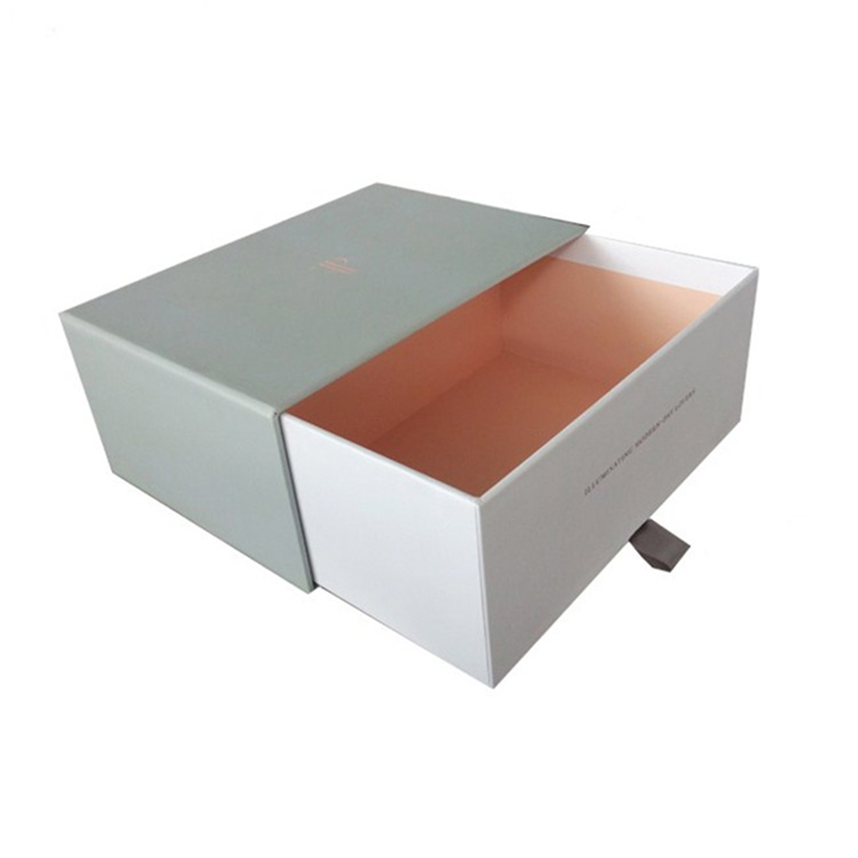 Supplier Customise Personalized Small Craft Paper Cardboard Sliding Drawer Packing Box For Gift Present