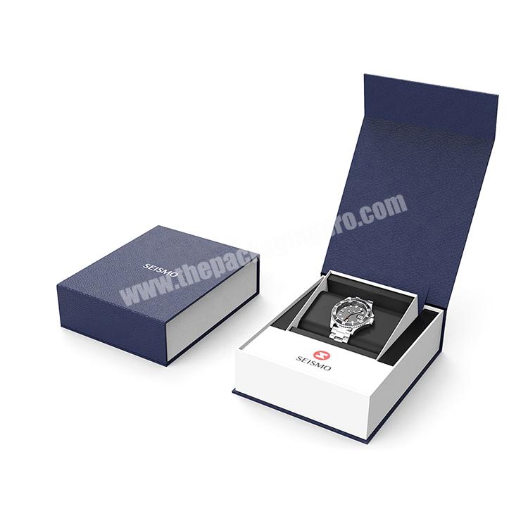 The new watch gift box can be raised and lowered design paper cardboard watch storage packaging box