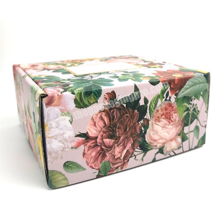 Top quality custom corrugated mailer box color printing gift box logo custom shipping box for gift
