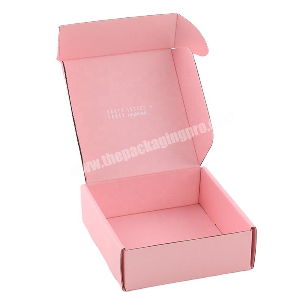 Wholesale Boutique High Grade Custom printed unique corrugated shipping Box packaging custom logo cardboard mailer paper boxes