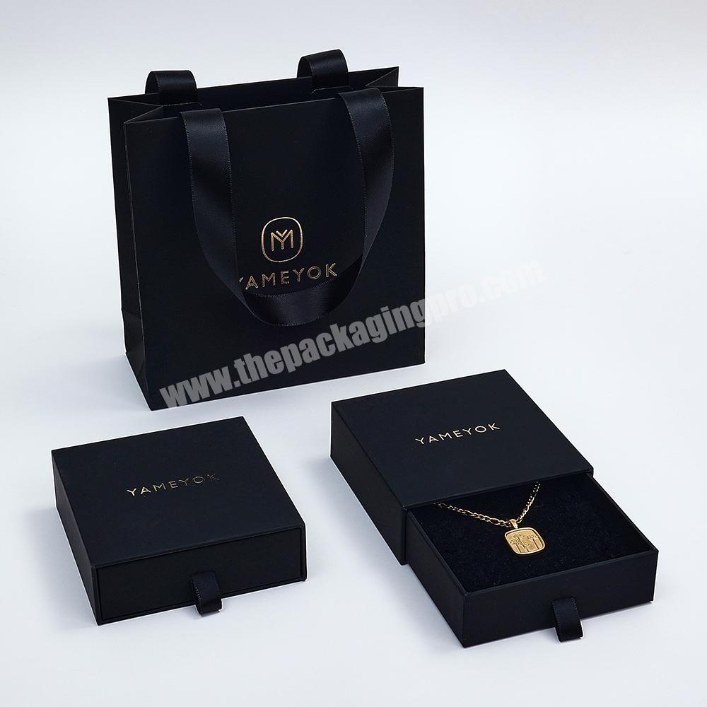 Wholesale Cardboard Sliding Paper Small Gift Box Custom Logo Drawer Jewelry Packaging Boxes