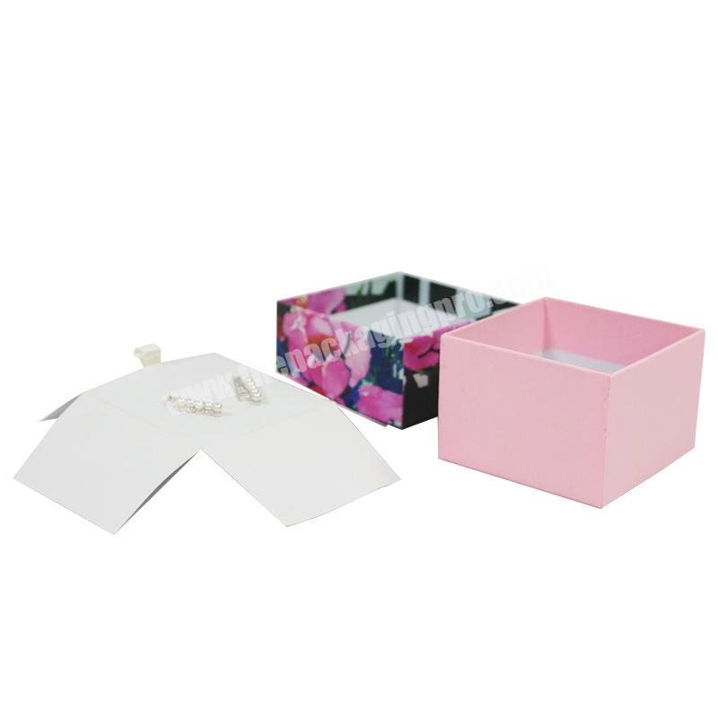 Wholesale Square Cardboard Paper Jewelry Box 