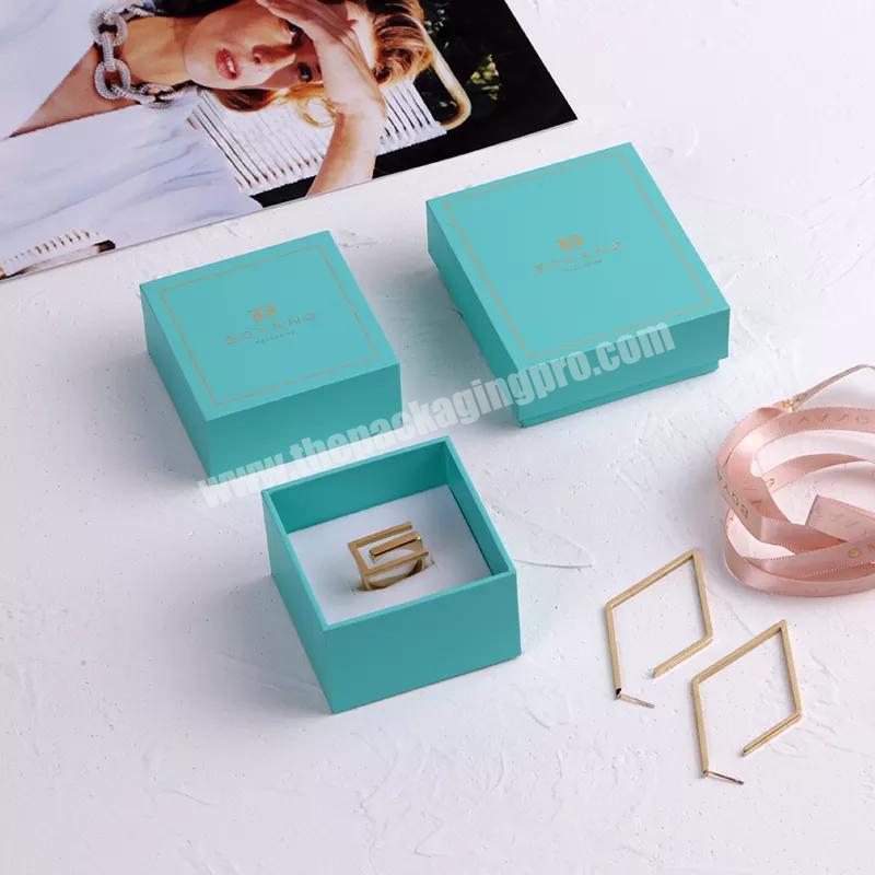 Wholesale Custom Hot Sale Logo Product 100% Quality Luxury Display Small Make Paper Jewelry Ring Boxes