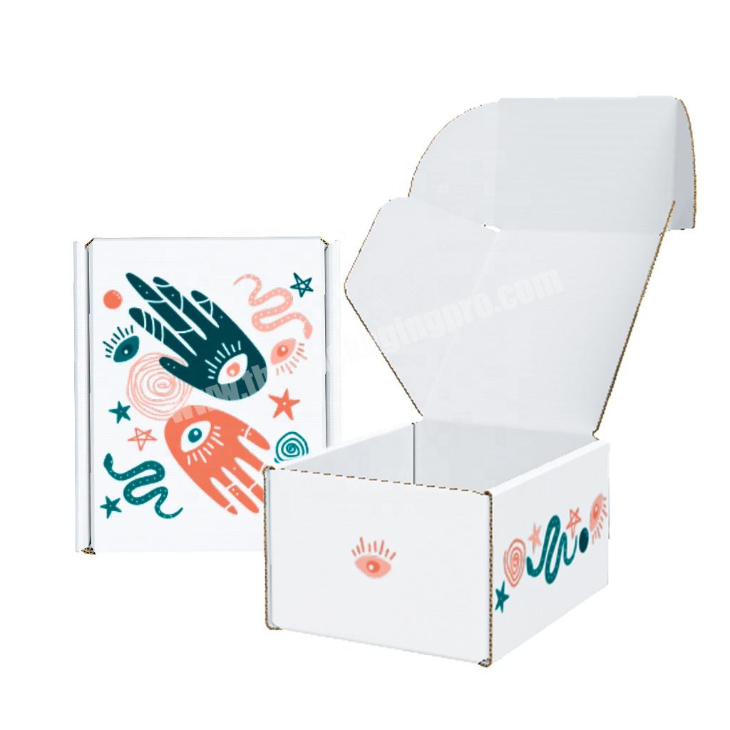 Wholesale Custom Logo Corrugated Paper Box Foldable Cosmetic Packaging Box Subdcription Shipping Mailer Box