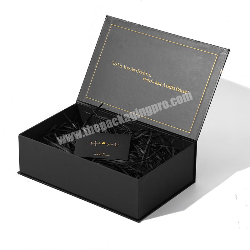 Wholesale Custom Logo Glossy Lamination Luxury Magnetic Cardboard Paper Packaging Gift Box