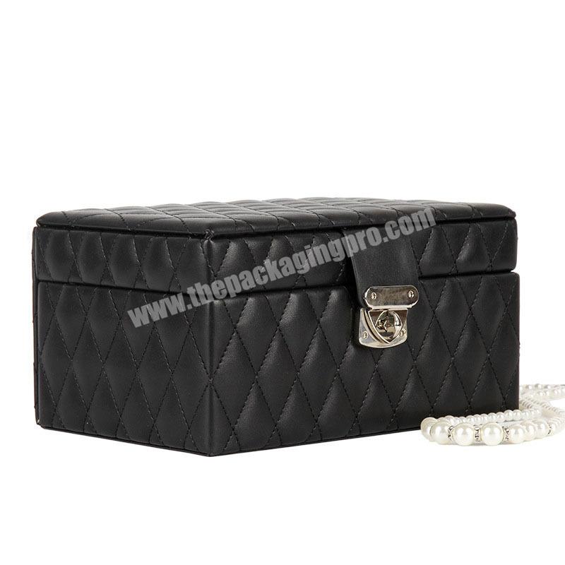 Wholesale Custom Logo Large Personalized Magnetic Portable Luxury Organizer Folding Jewelry Storage Box