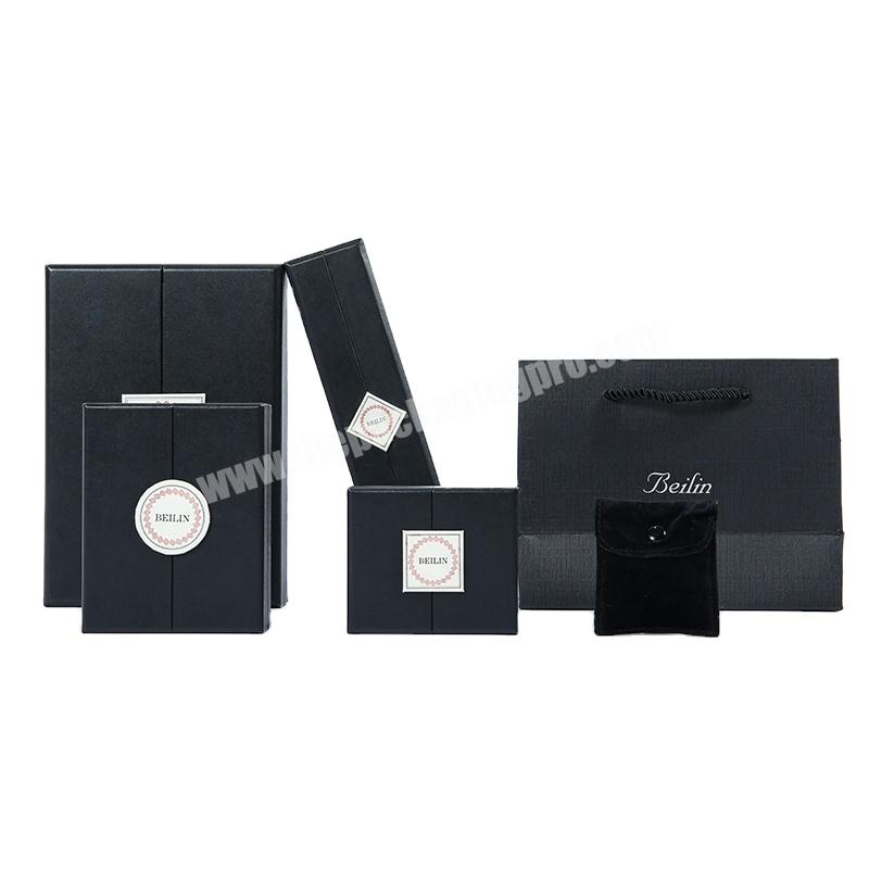 Wholesale Custom Logo Necklace Vintage Personalized Luxury Storage Gift Paper Jewelry Box