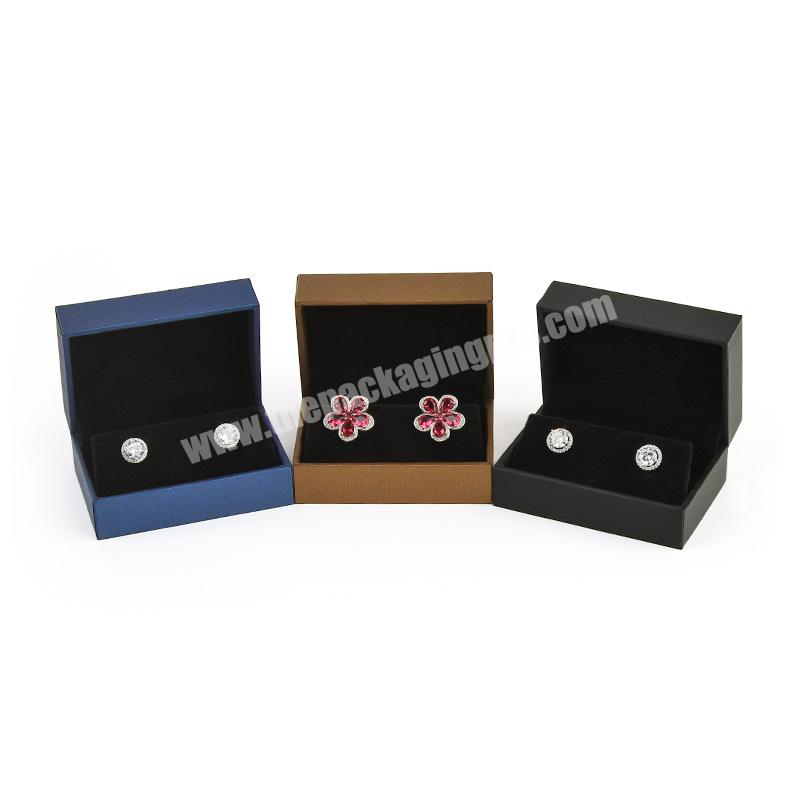 Wholesale Custom Logo Organizer Folding Earrings Travel Luxury Gift Packaging Paper Jewelry Box