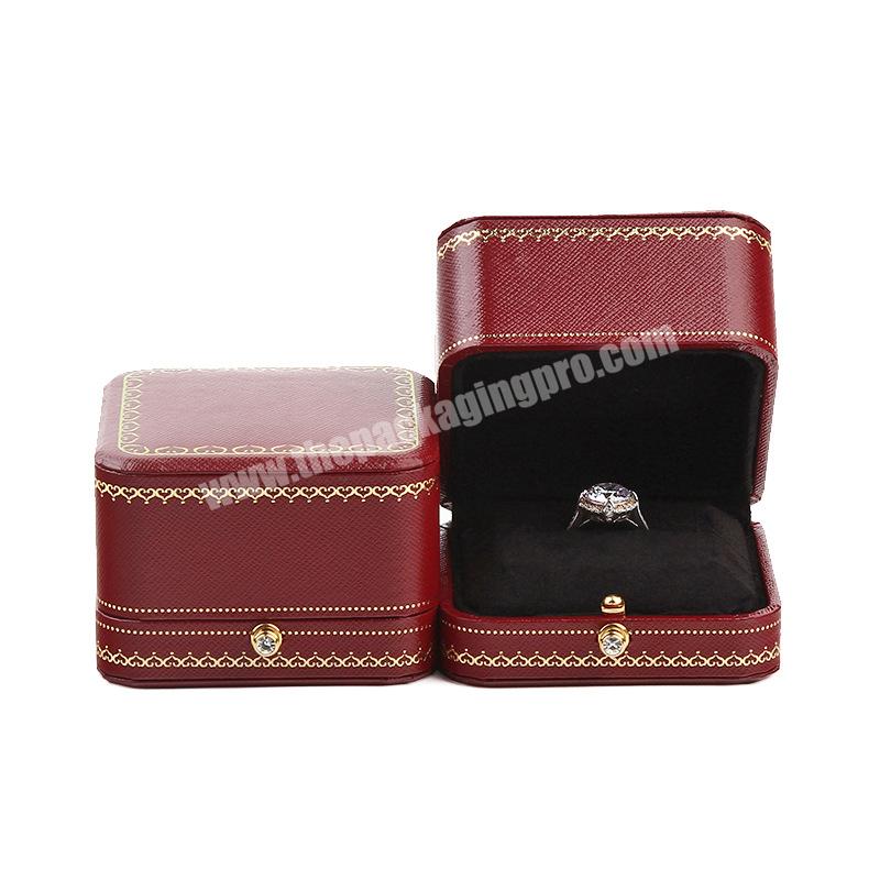 Wholesale Custom Logo Organizer High Quality Vintage Necklace Travel Luxury Ring Gift Packaging Jewelry Box
