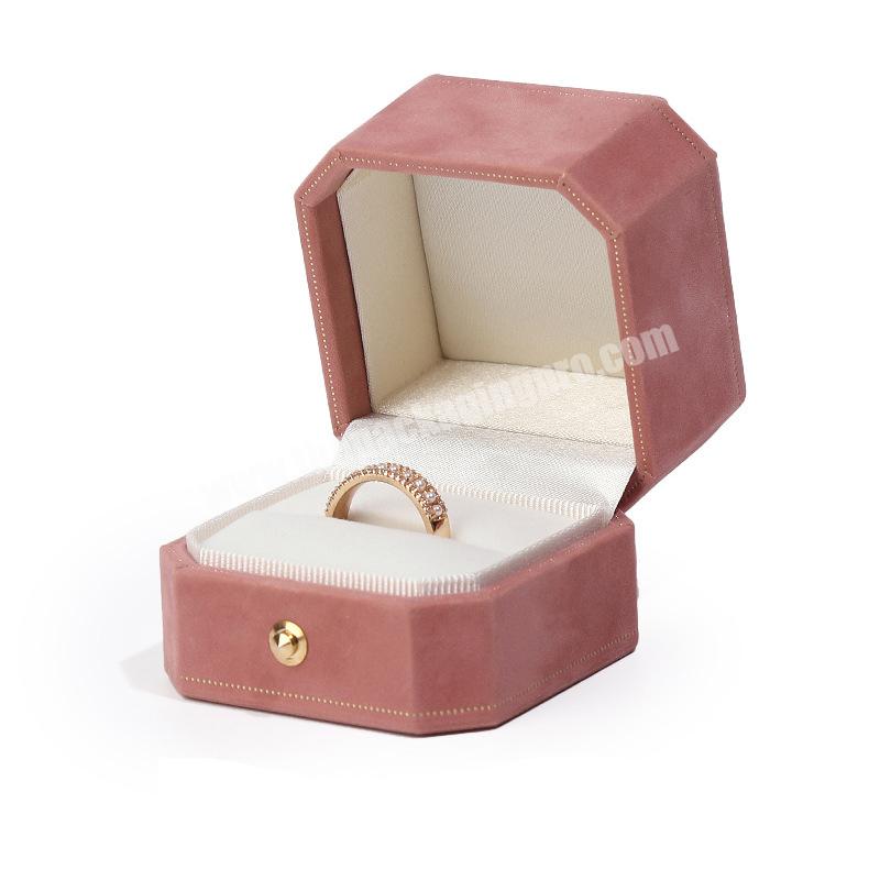 Wholesale Custom Logo Organizer Jewellery Set Boxes Travel Luxury Gift Packaging Flannel Jewelry Box
