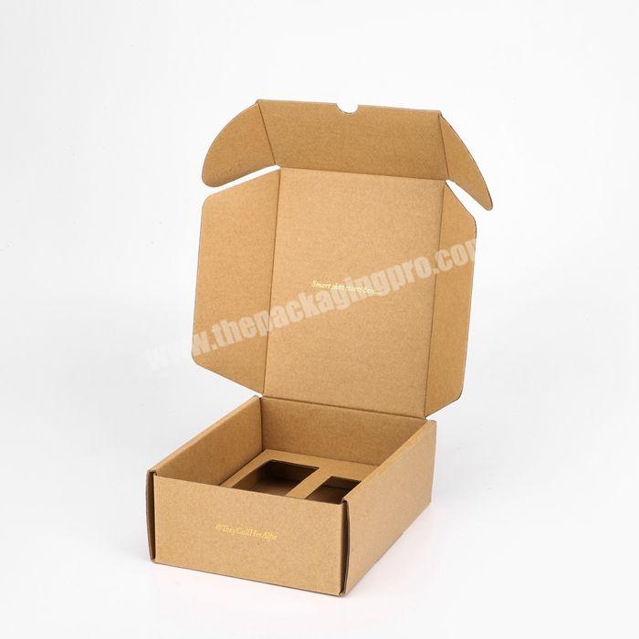 Wholesale Custom Logo Paper Shipping Box for Kraft Mailer Box with Insert