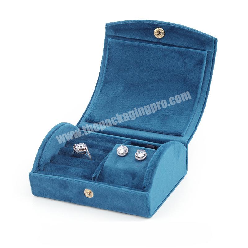 Wholesale Custom Logo Personalized Earrings Ring Pendant Portable Magnetic Bead Organizer Folding Jewelry Storage Box