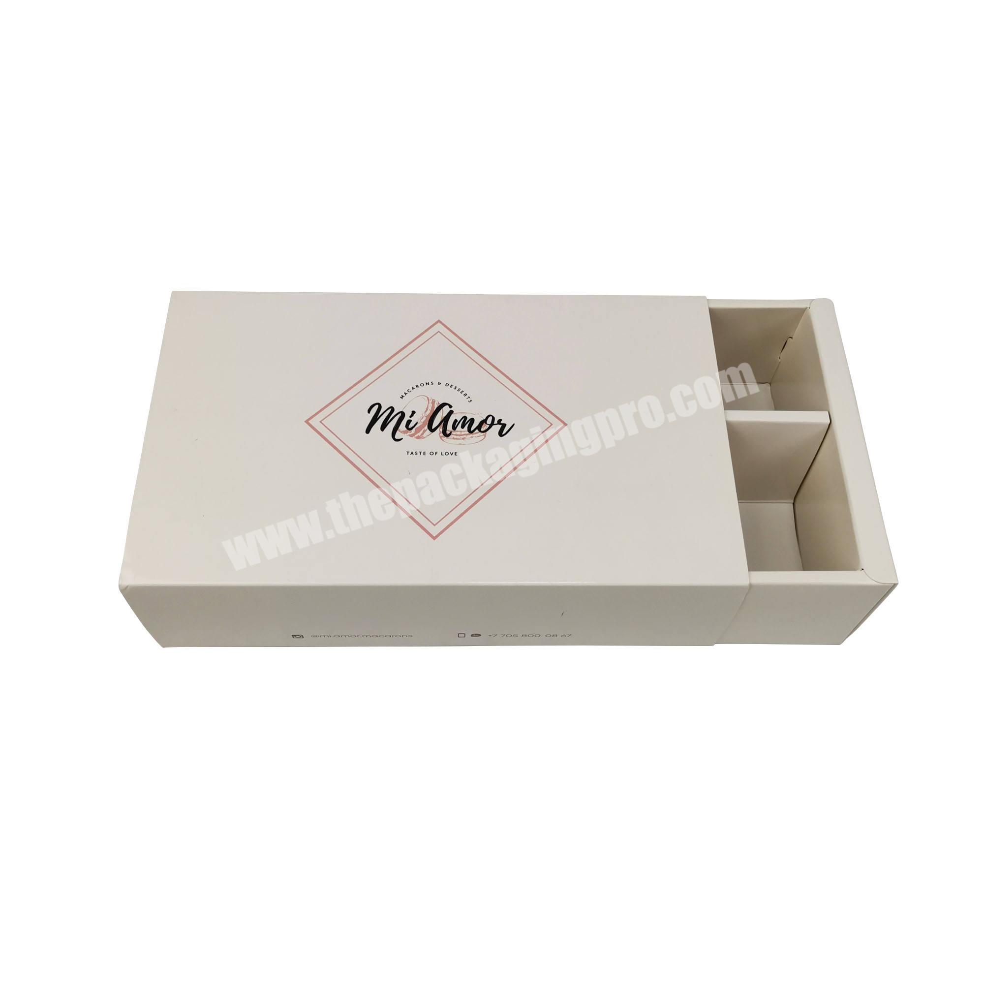 Wholesale Custom Logo White Chocolate Gift Box Packaging for Wedding