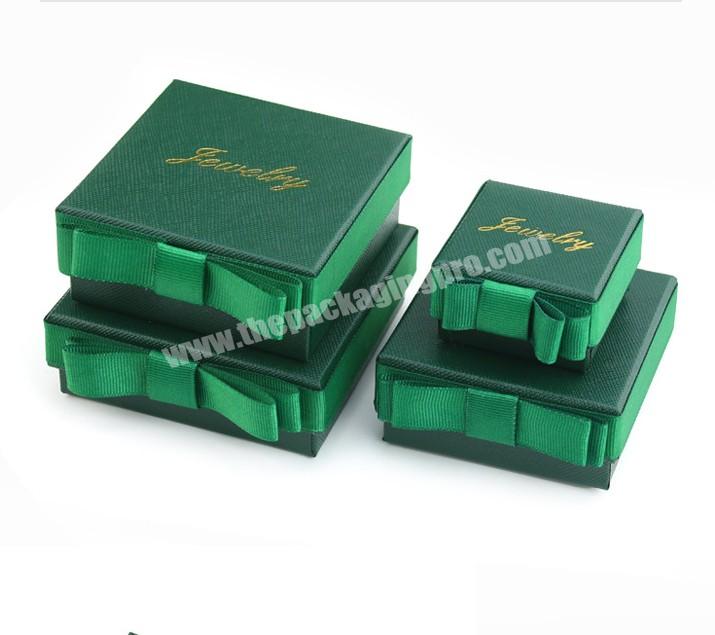 Wholesale Custom Luxury Jewelry Box Flannel Pouch Bag Velvet Gift Jewelry Box for Paper Jewelry Packaging