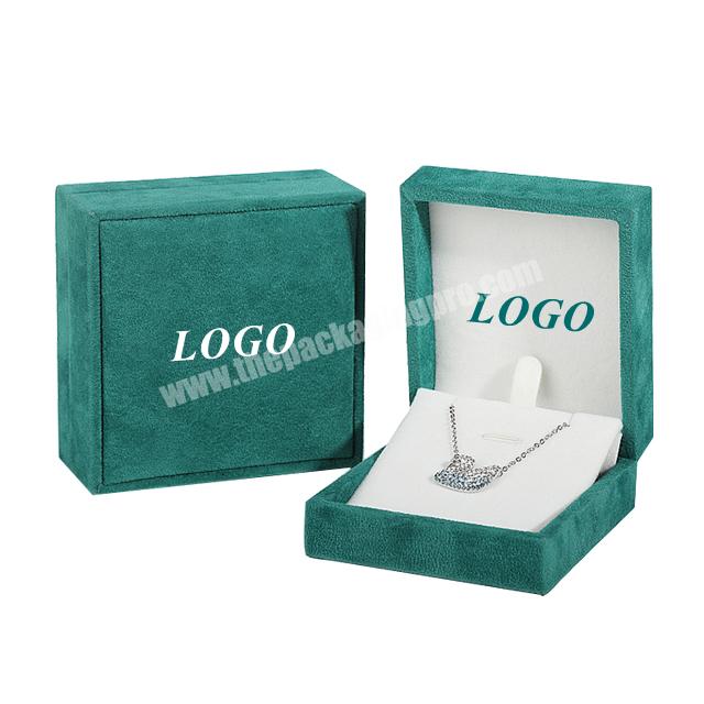Wholesale Custom Luxury leatherette Box Jewelry Imitation Leather Boxpu Leather Box Jewelry Necklace Box Packaging