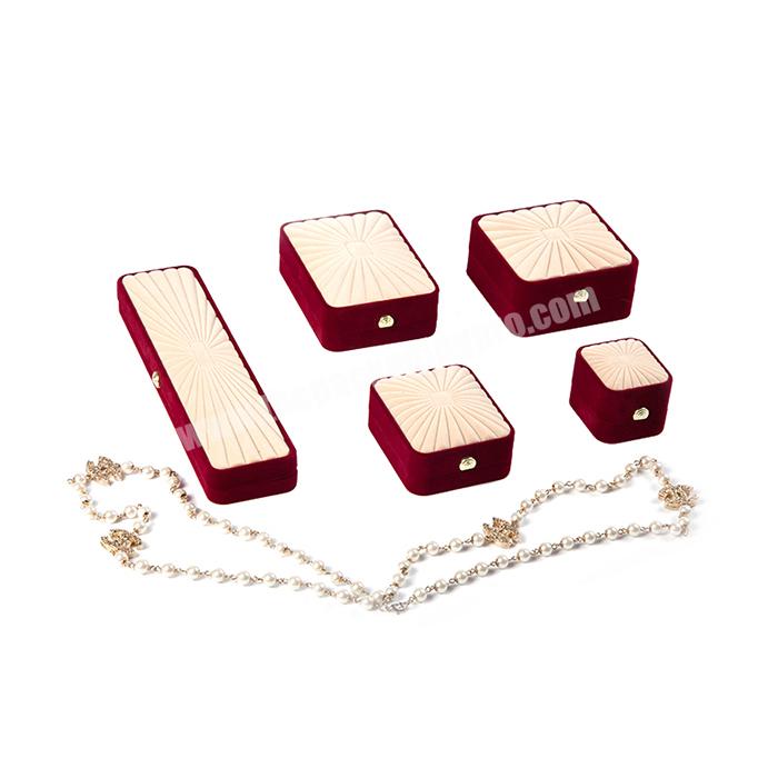 Wholesale Custom Packaging Gift Box Foam Eva Velvet Jewelry Box