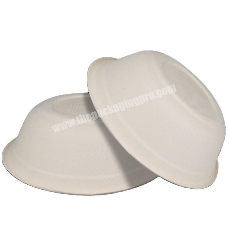 Wholesale Custom Printed Biodegradable Disposable Clamshell Takeaway Round Bowl