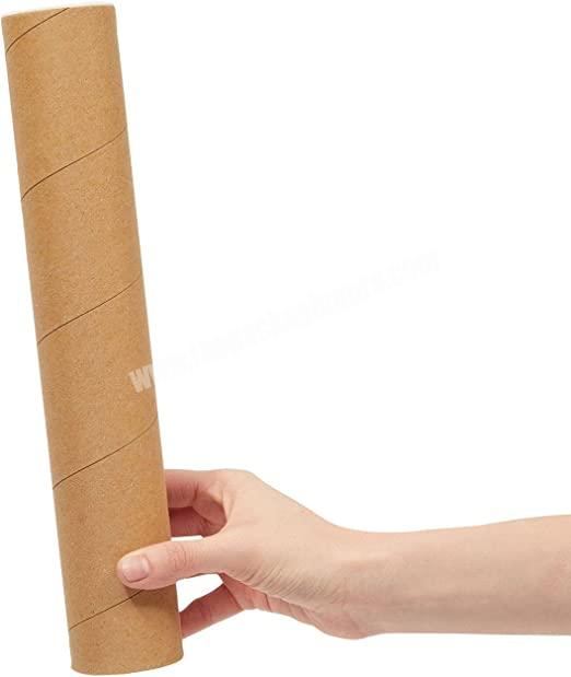 Wholesale Custom Various Thickness Kraft Paper Core Pipe Mailing Cardboard Tube For Poster