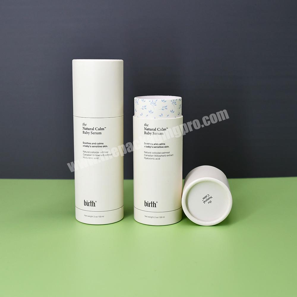 Wholesale Custom biodegradable small paper tube packaging craft paper cylinder box