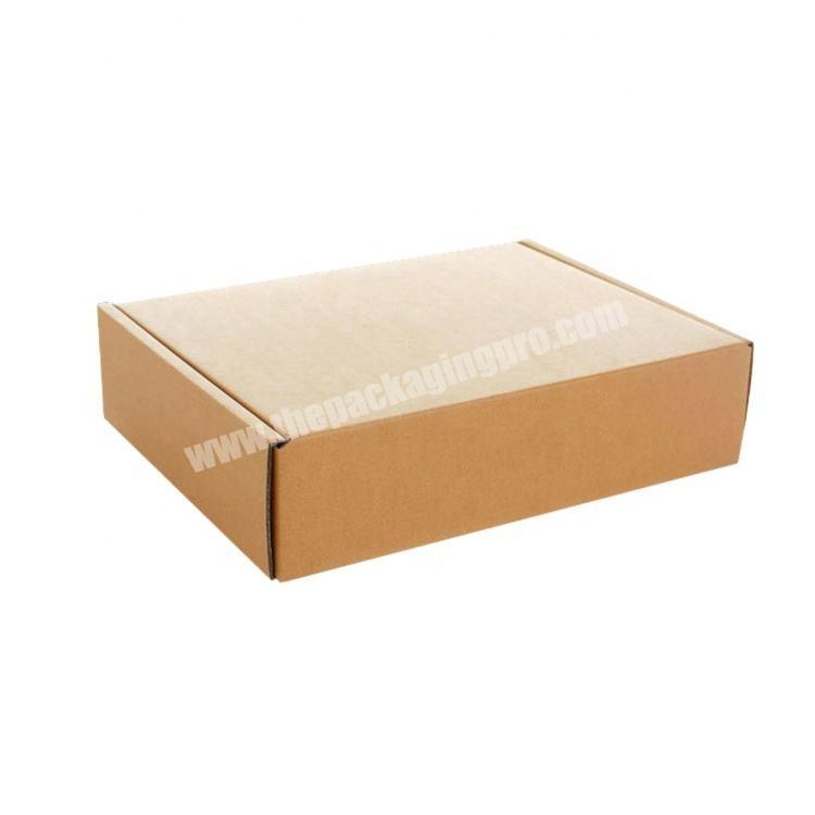 Wholesale Custom logo Corrugated Paper Board Kraft Mailer Express Packaging Box