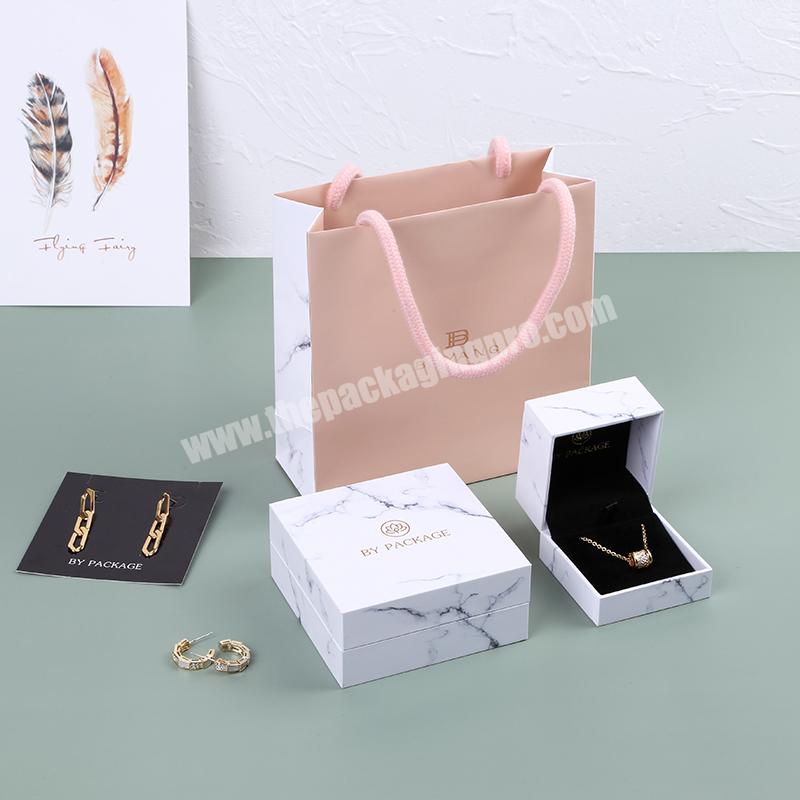 Wholesale Custom logo Printed Paper Earring Bracelet Jewelry Box Jewelry Packaging Necklace Box