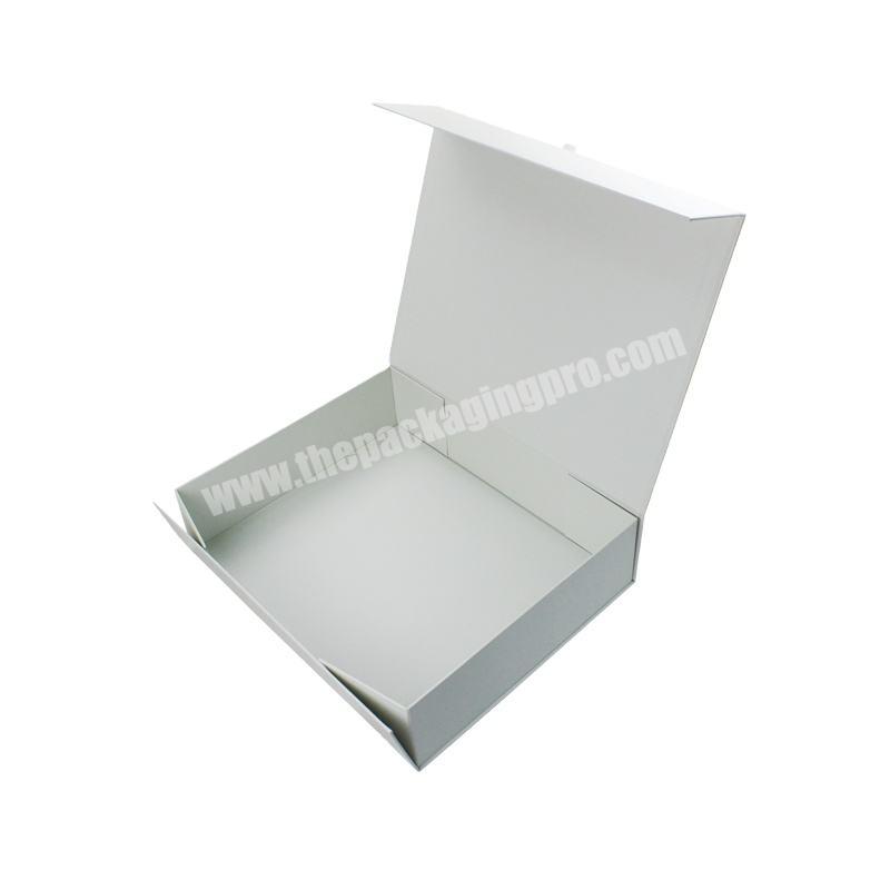 Wholesale Custom logo White Folding Packaging Paper Cardboard Storage Box Magnetic