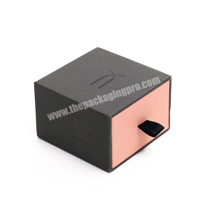 Wholesale Factory Custom Cheap Price Logo Printed pink Luxury Cardboard Gift Jewelry Box