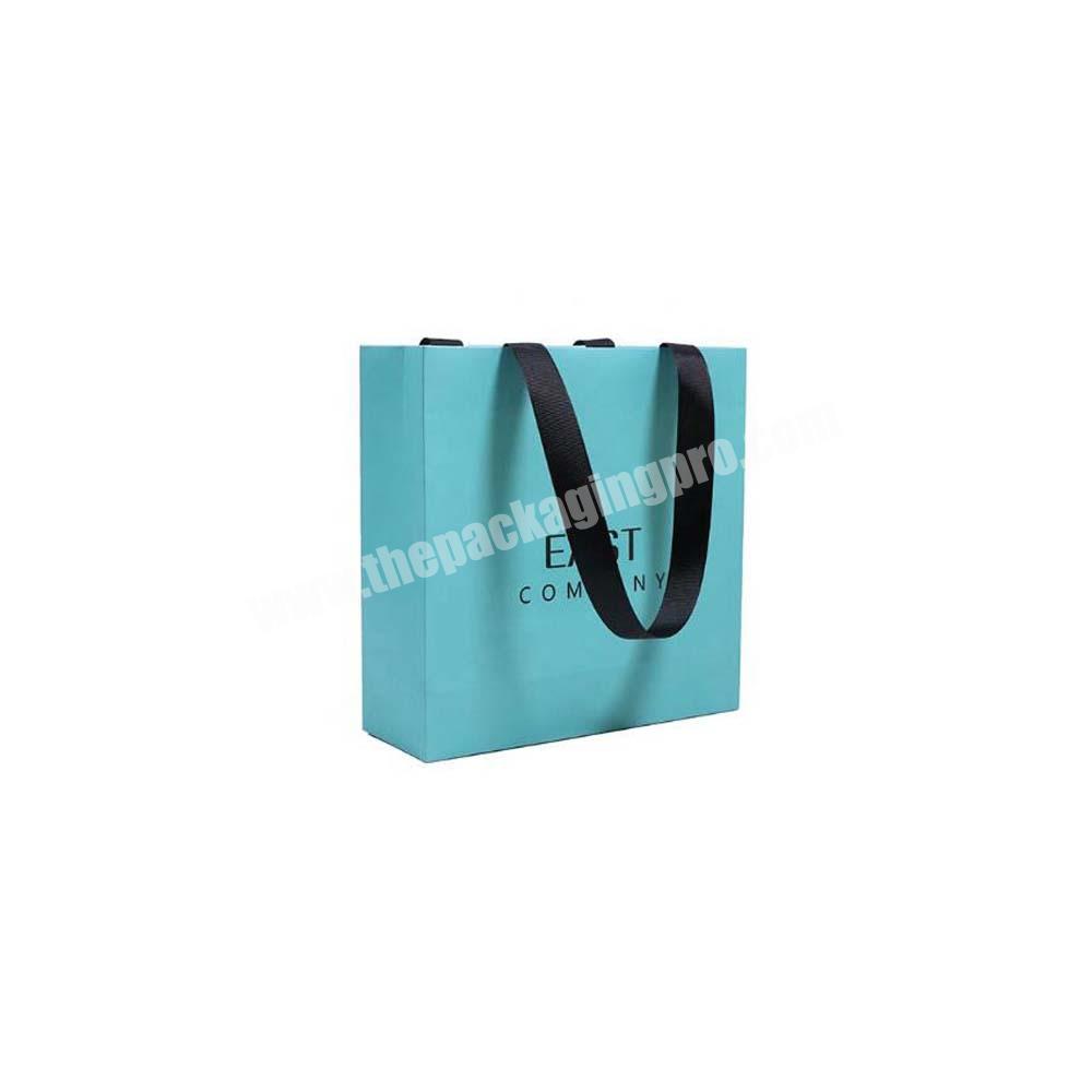 Wholesale Gift Paper Hand Bag Custom Print Luxury Hand Wrapping Paper Bag Custom Paper Bag