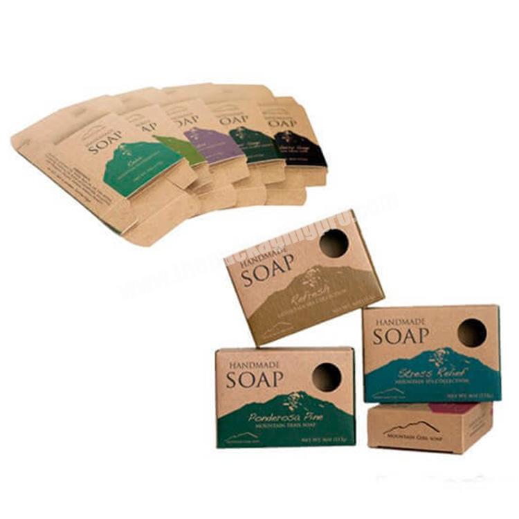 Wholesale Gift Paper Natural Soap Packaging Box Carton Custom Logo Eco Handmade Bar Packaging Soap Box